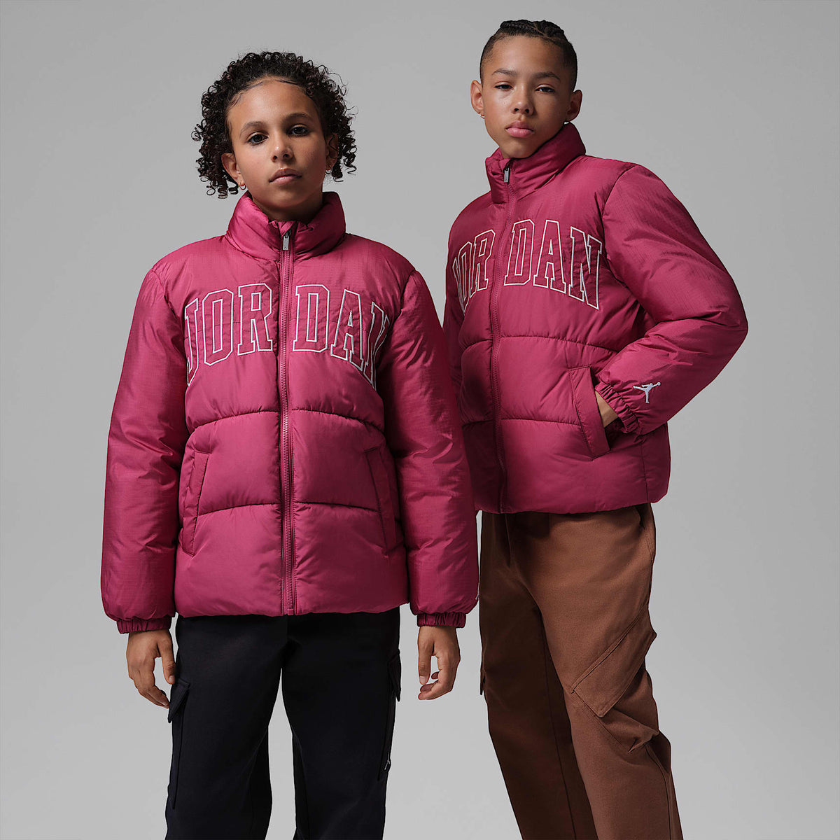Chamarra para niños talla grande Jordan – Remolacha dulce – vista 1
