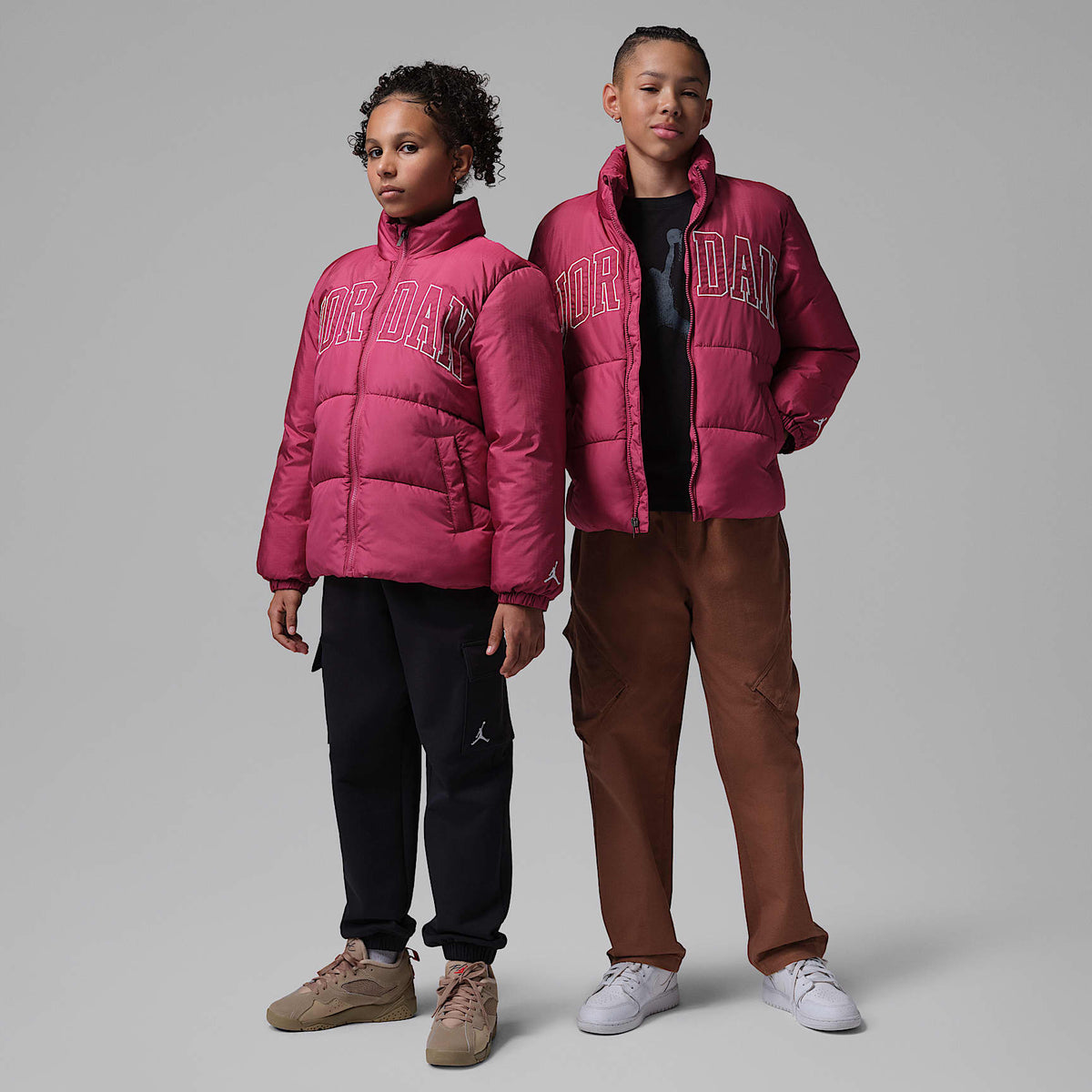 Chamarra para niños talla grande Jordan – Remolacha dulce – vista 8