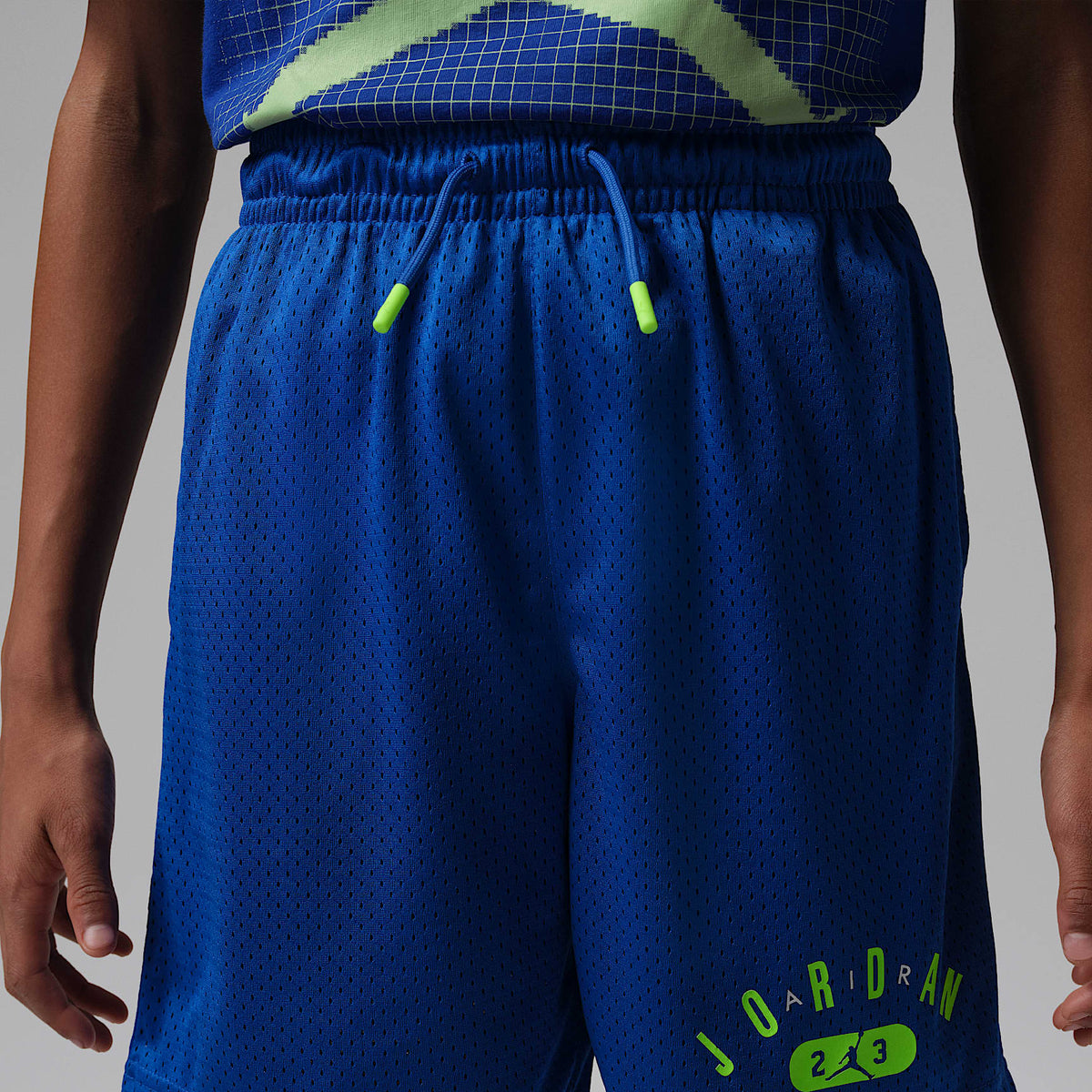 Shorts deportivos 23 para niños talla grande Jordan – Royal juego – vista 2