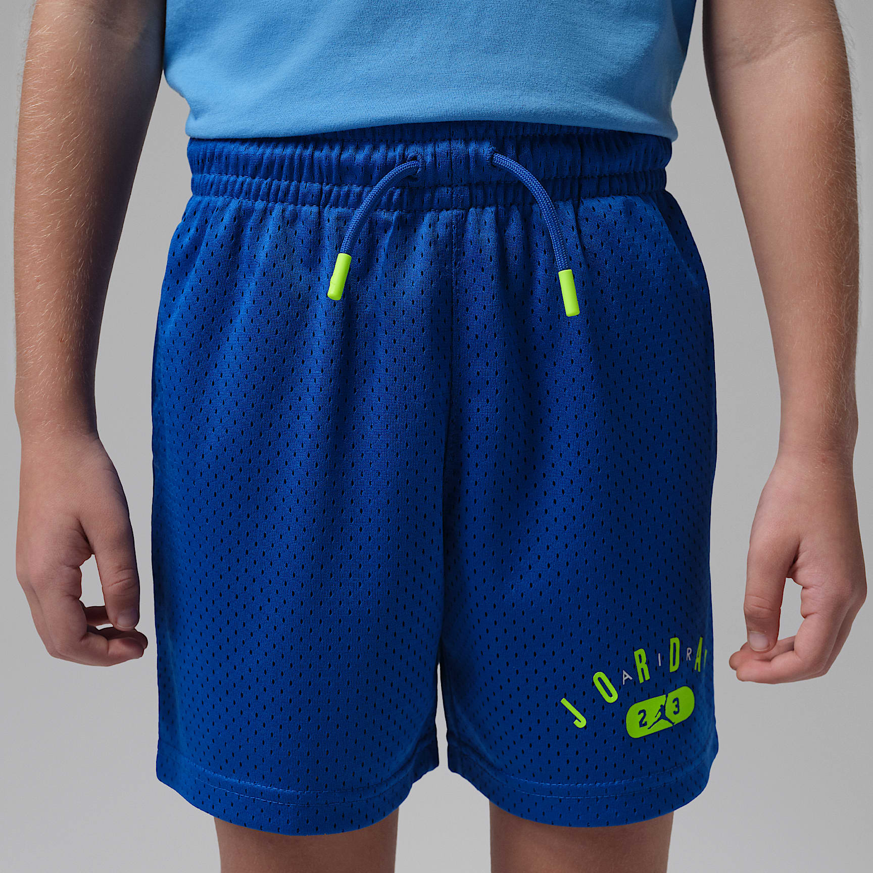 Shorts deportivos 23 para niños talla pequeña Jordan – Royal juego – vista 2