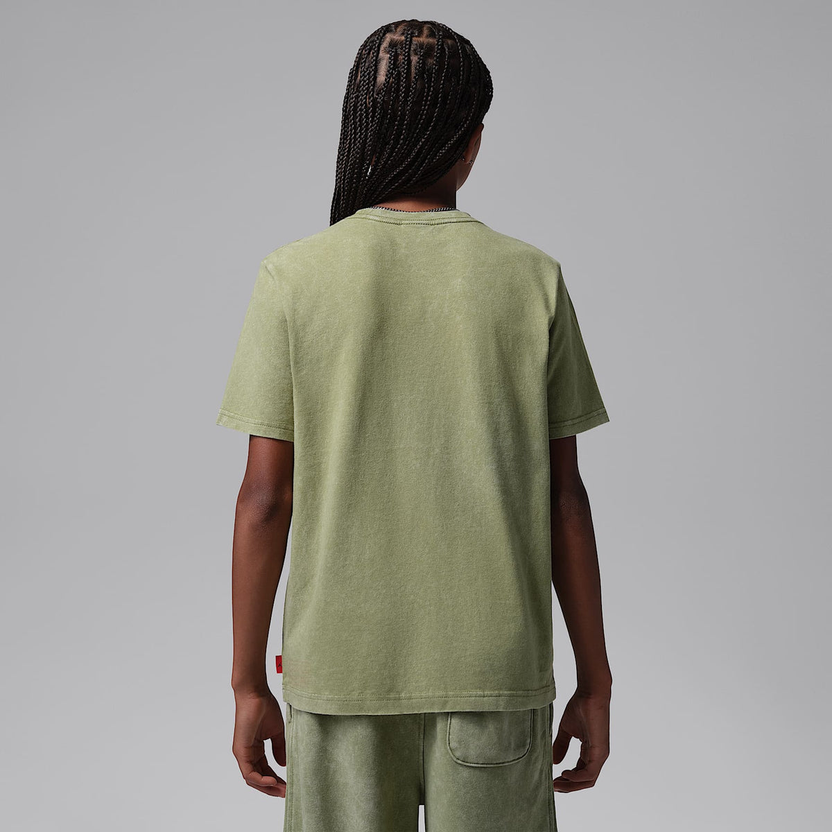 Playera con lavado ácido para niños talla grande Jordan – Caimán – vista 2