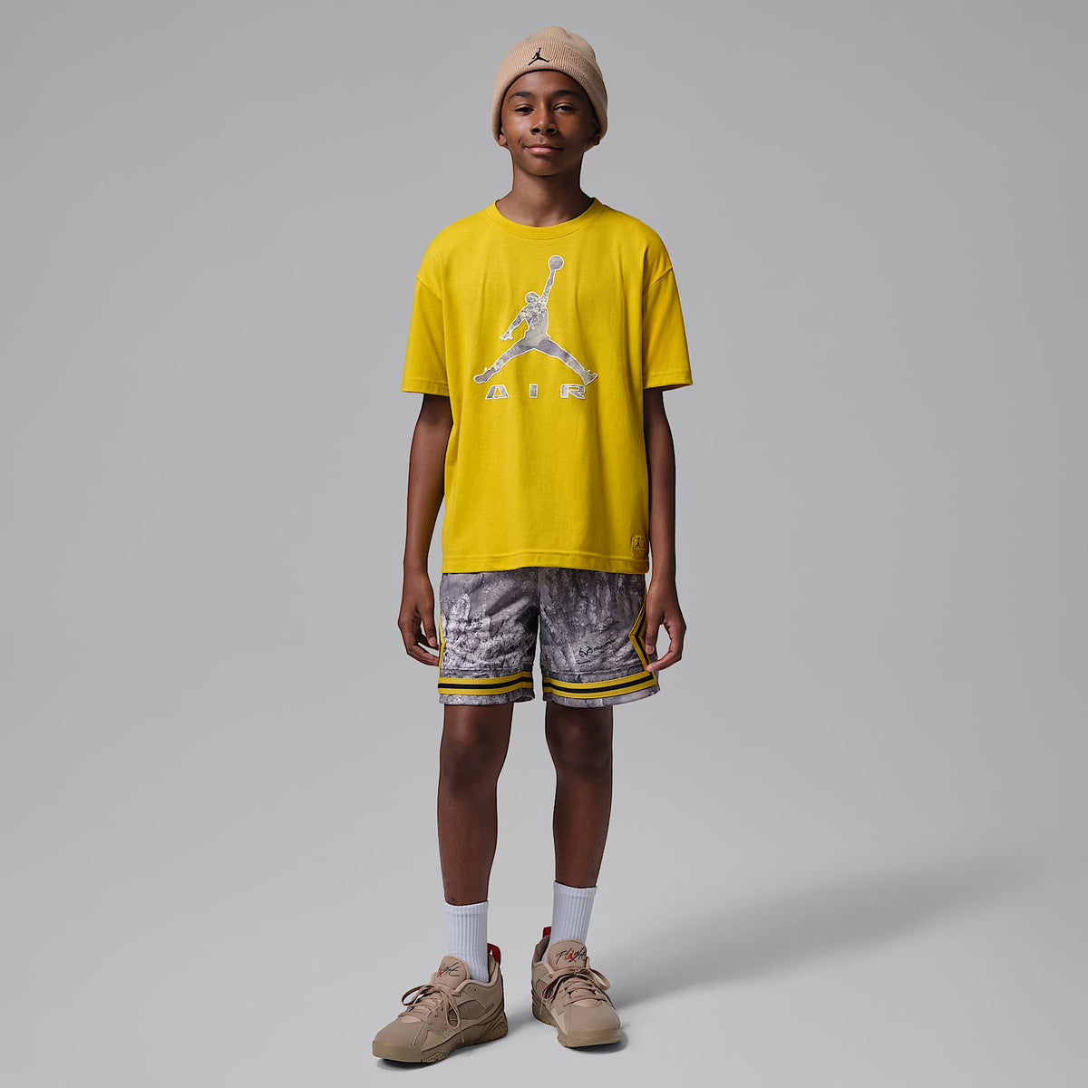 Playera Brooklyn Realtree para niños talla grande Jordan – Limón brillante – vista 6