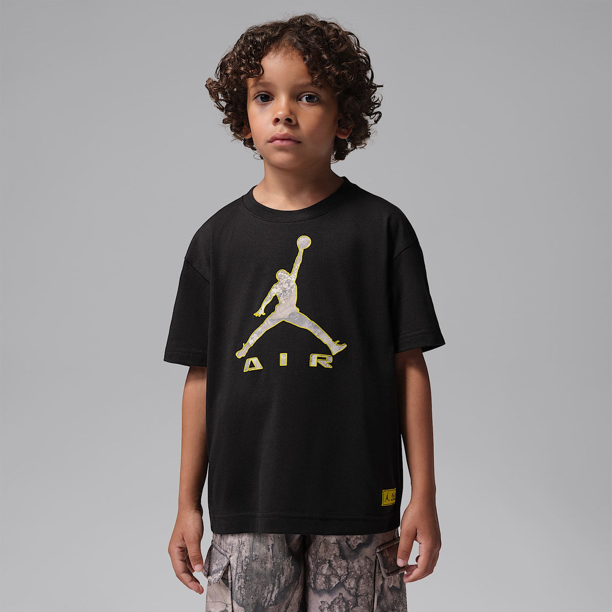 Playera Brooklyn Realtree para niños talla pequeña Jordan – Negro – vista 1