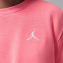 Sudadera cuello redondo para niños talla grande Jordan Brooklyn Fleece – Rosa – vista 4