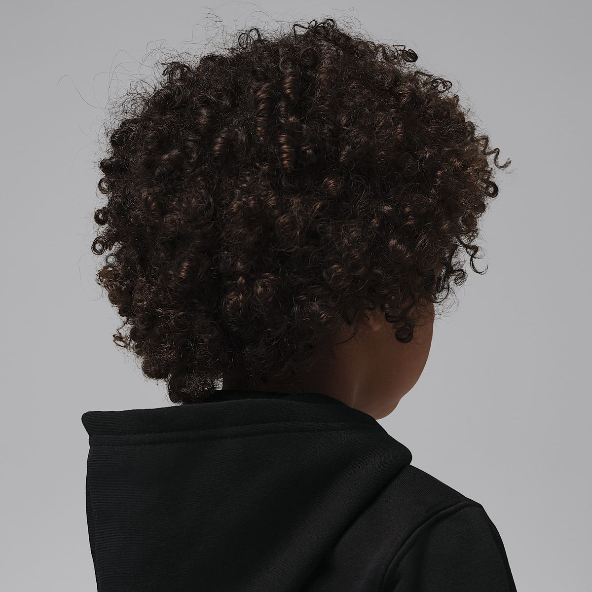 Sudadera con gorro de cierre completo infantil Jordan Brooklyn Fleece – Negro – vista 6