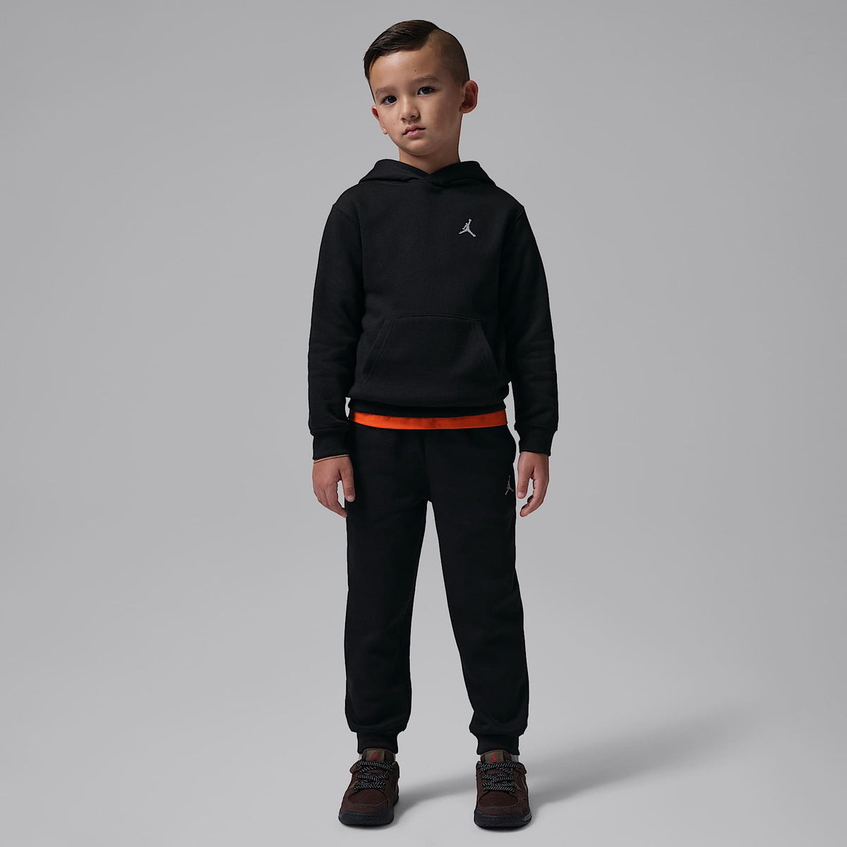 Pants para niños talla pequeña Jordan Brooklyn Fleece – Negro – vista 7