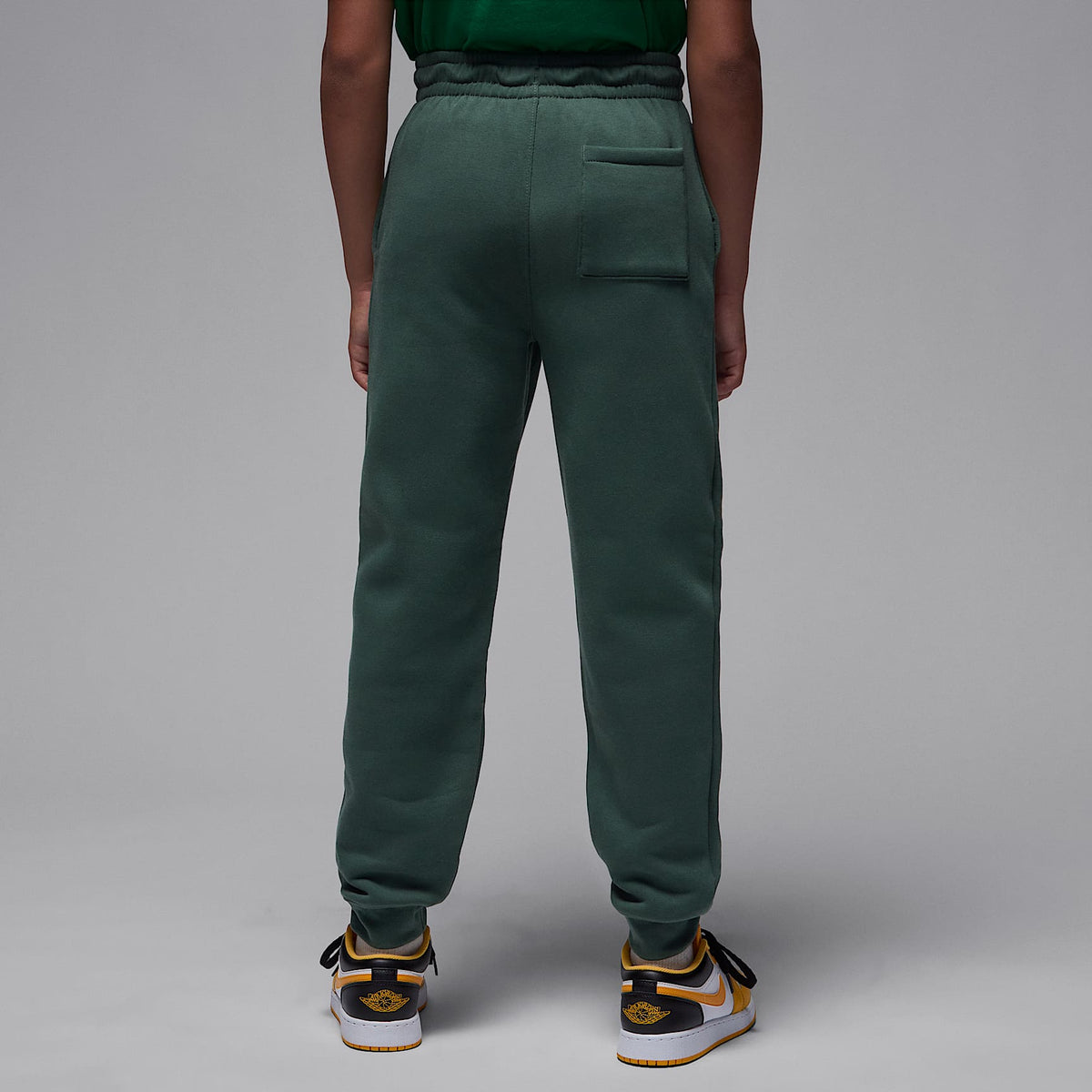 Pants Jordan Brooklyn Fleece para niños talla grande – Verde medianoche – vista 2