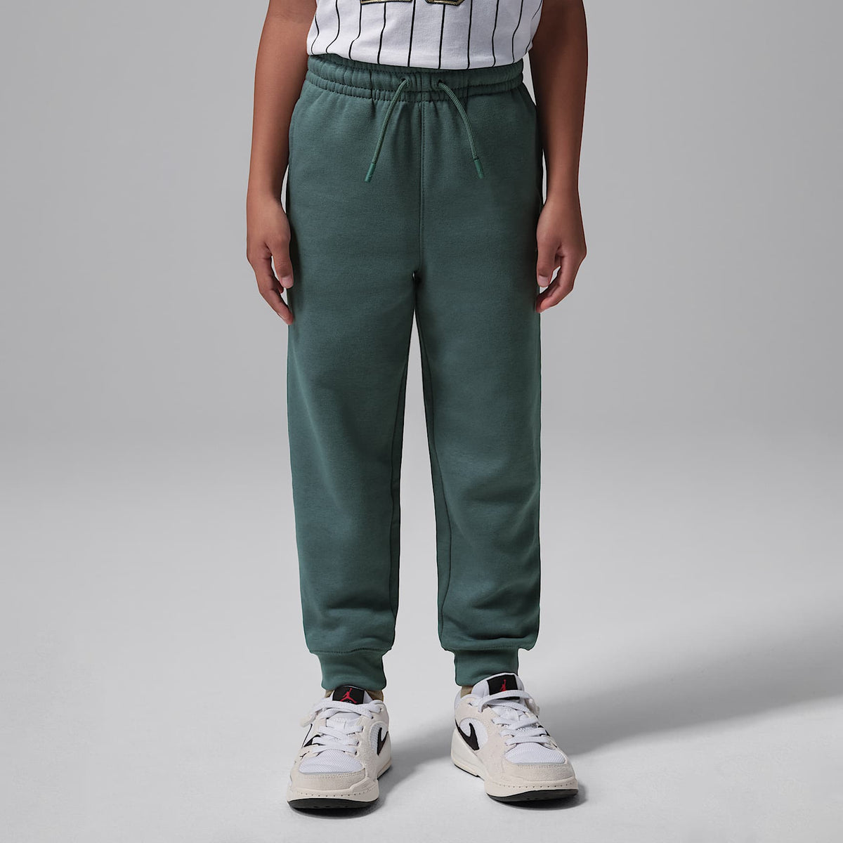 Pants para niños talla pequeña Jordan Brooklyn Fleece – Gris – vista 1