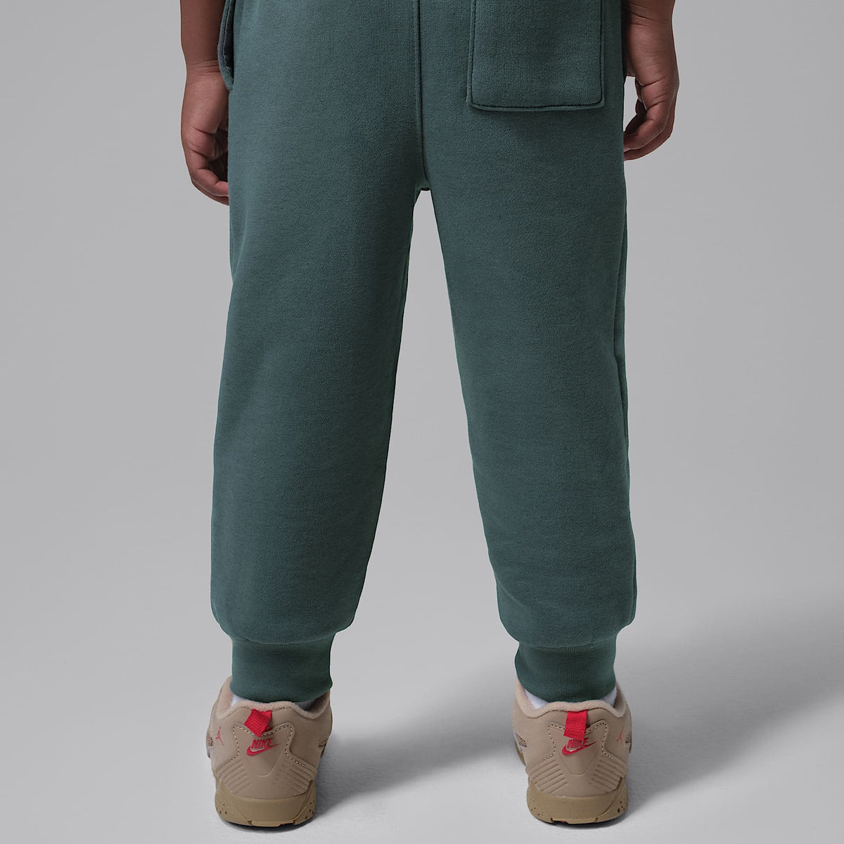 Pants infantil Jordan Brooklyn Fleece – Gris – vista 2