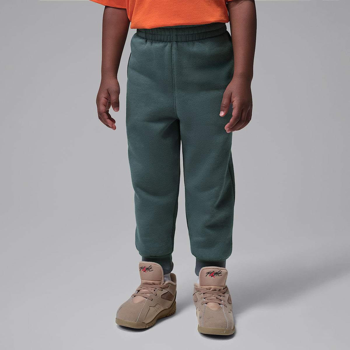Pants infantil Jordan Brooklyn Fleece – Gris – vista 1