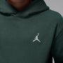 Sudadera con gorro sin cierre para niños talla grande Jordan Brooklyn Fleece – Verde medianoche – vista 5