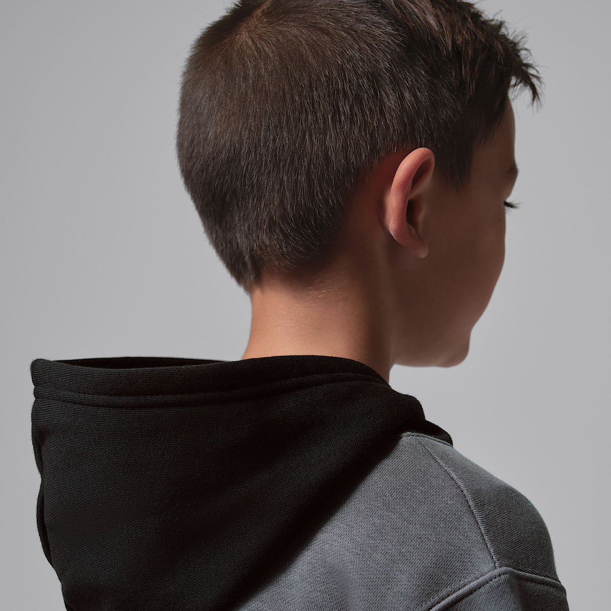 Sudadera con gorro sin cierre para niños talla pequeña Jordan Brooklyn Fleece – Negro – vista 6