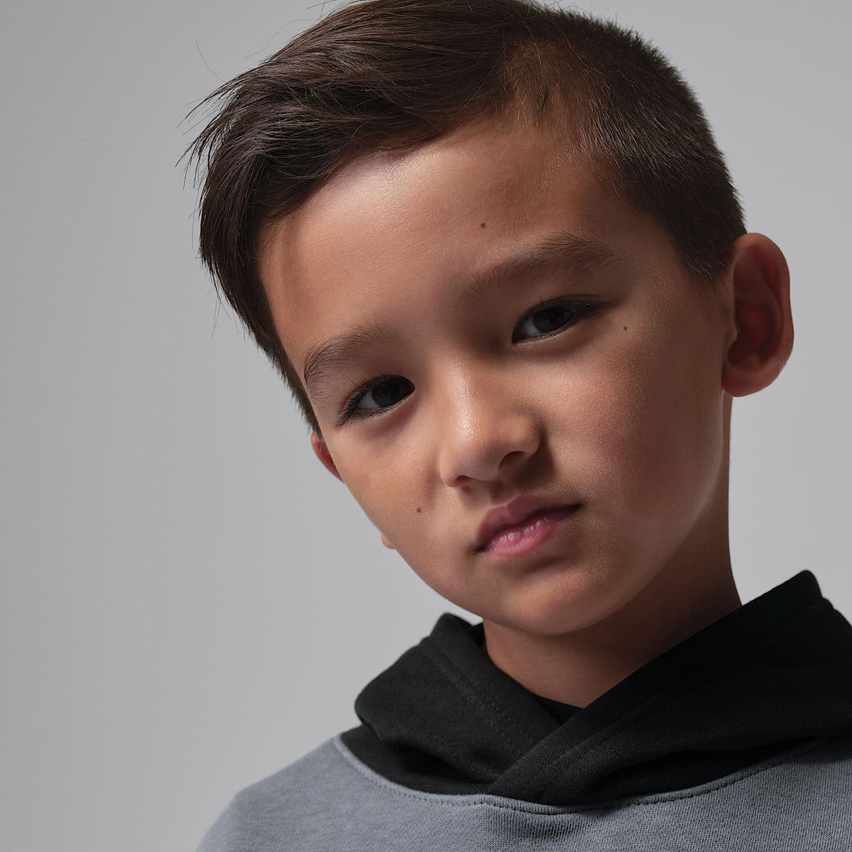 Sudadera con gorro sin cierre para niños talla pequeña Jordan Brooklyn Fleece – Negro – vista 3