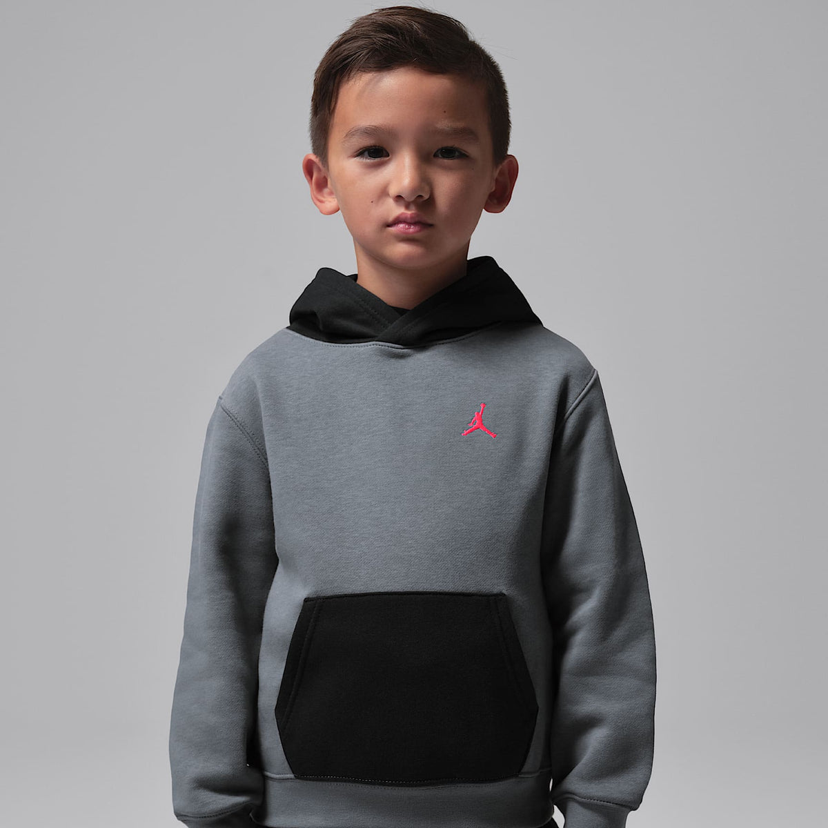 Sudadera con gorro sin cierre para niños talla pequeña Jordan Brooklyn Fleece – Negro – vista 1