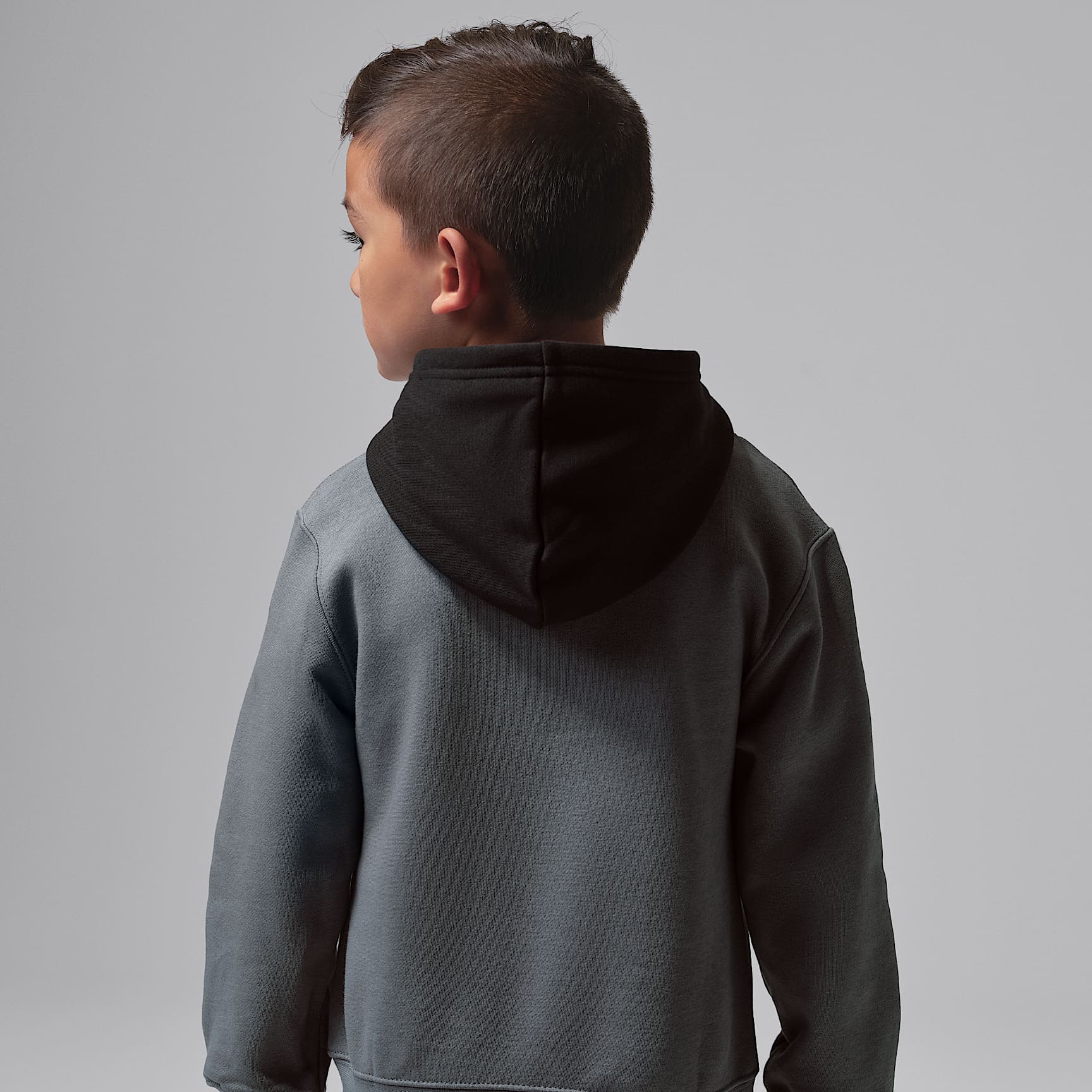 Sudadera con gorro sin cierre para niños talla pequeña Jordan Brooklyn Fleece – Negro – vista 2