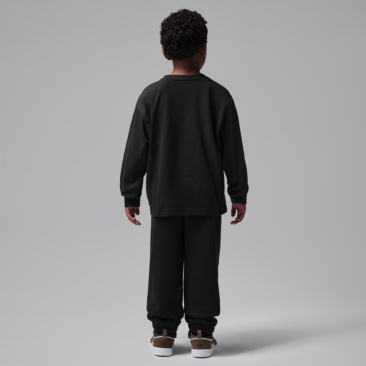 Conjunto de 2 playeras de manga larga Brooklyn Realtree para niños talla pequeña Jordan – Negro – vista 2