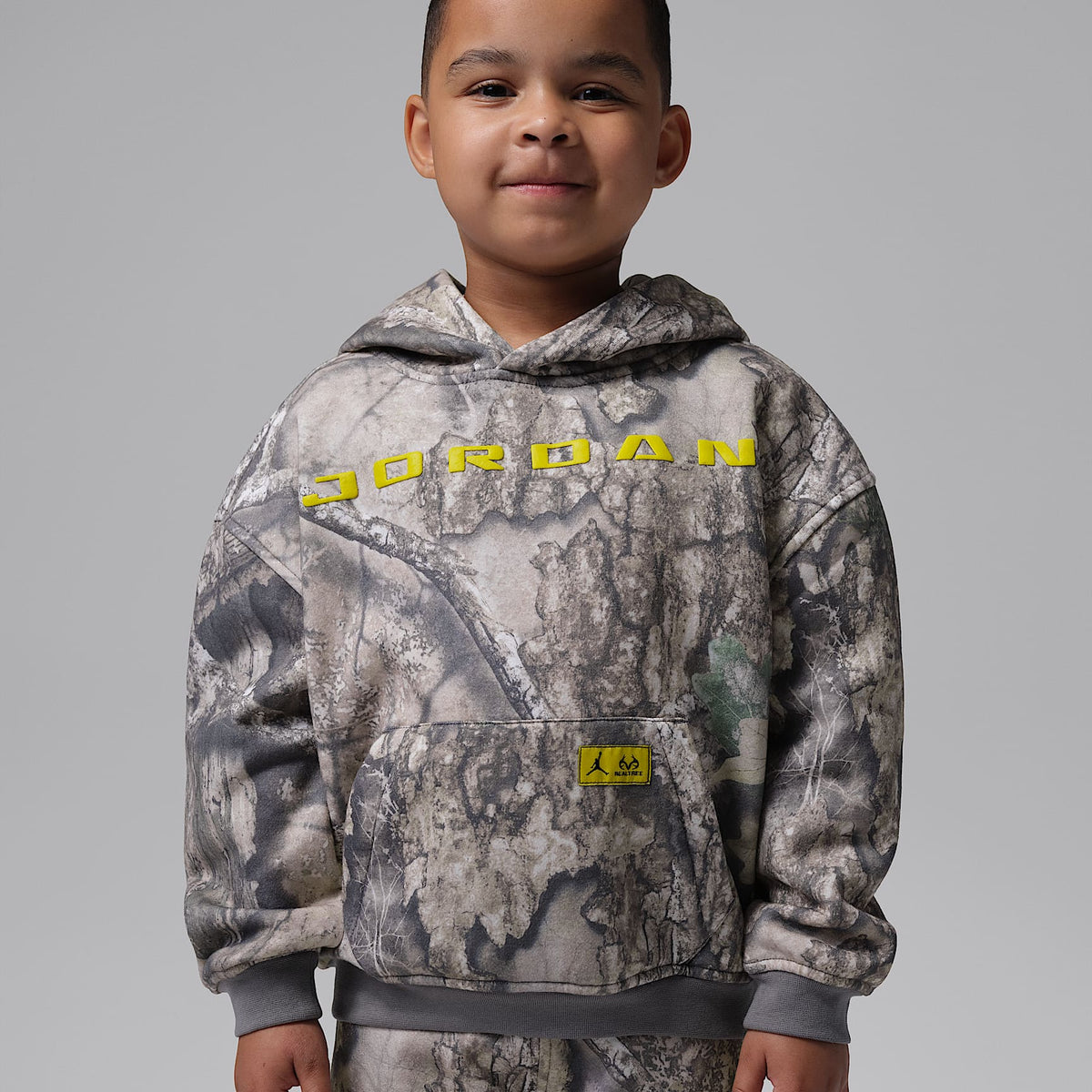 Conjunto de 2 piezas de sudadera con gorro sin cierre Brooklyn Realtree para niños talla pequeña Jordan – Cisne – vista 3