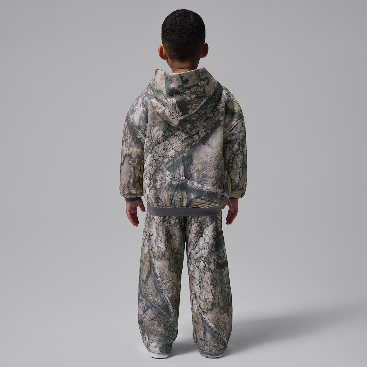Conjunto de 2 piezas de sudadera con gorro sin cierre Brooklyn Realtree para niños talla pequeña Jordan – Cisne – vista 2