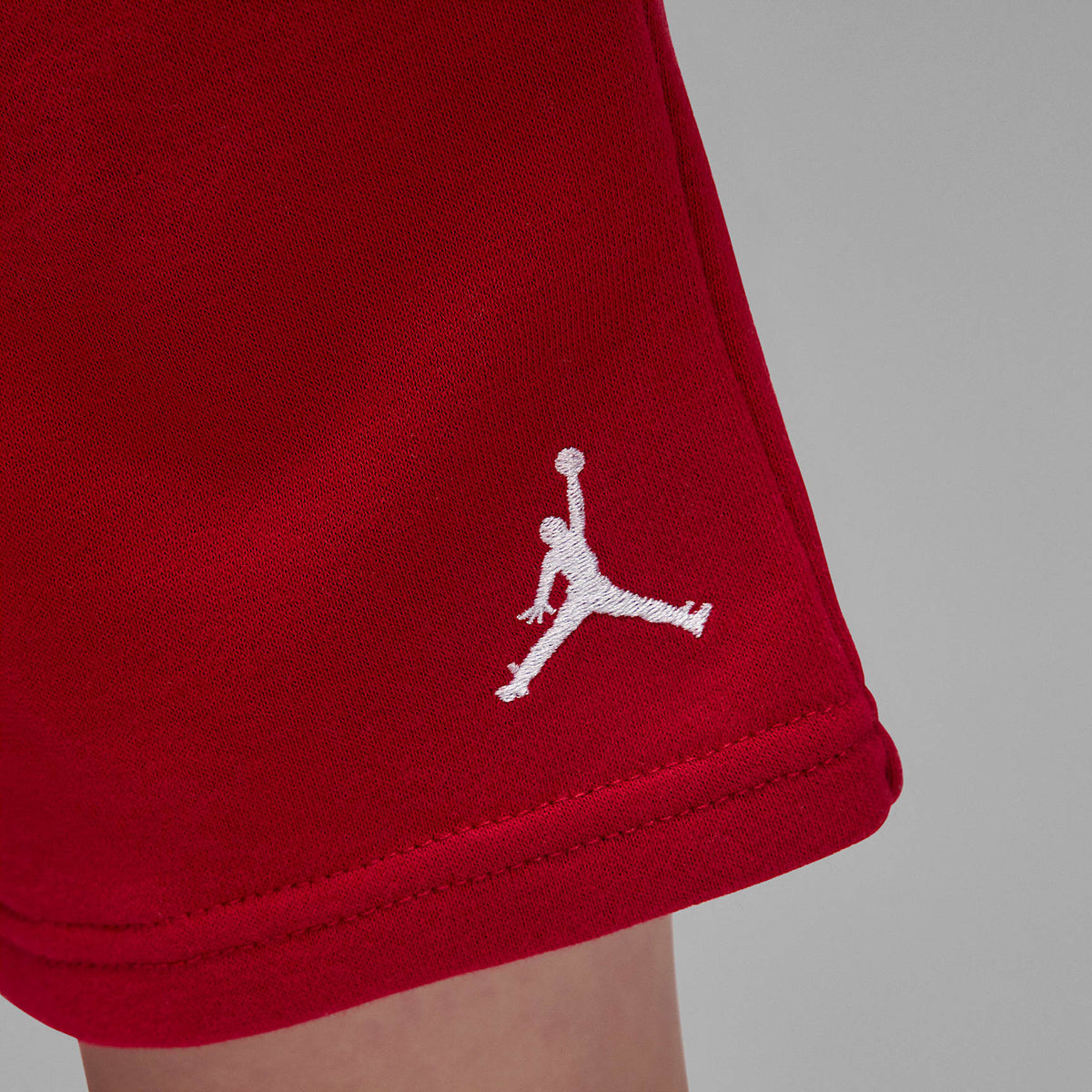 Conjunto de shorts de 2 piezas de French Terry Jordan Brooklyn Essentials para preescolar – Rojo gimnasio – vista 8