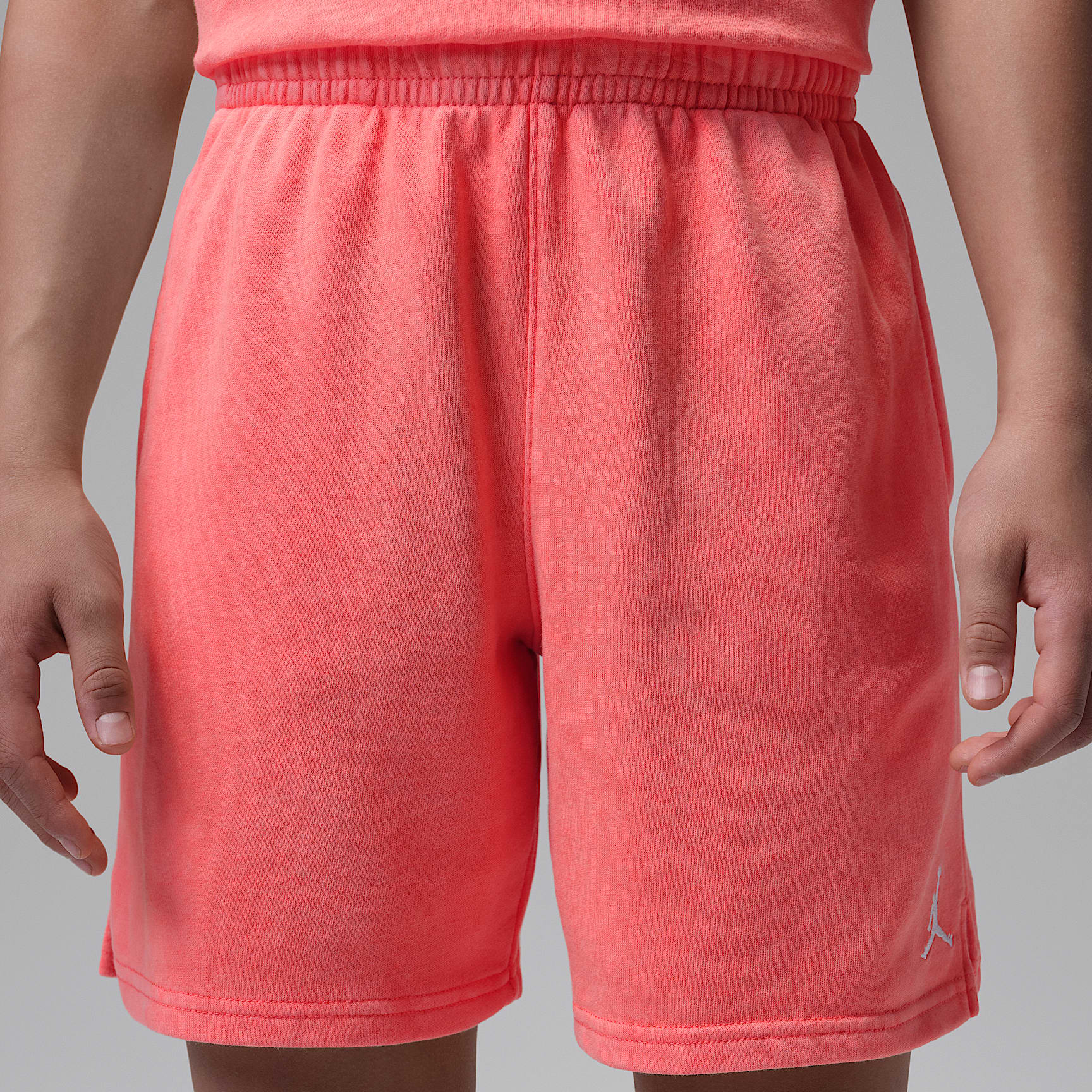 Shorts de French Terry con efecto lavado Brooklyn para niños talla grande Jordan – Mango brillante – vista 2