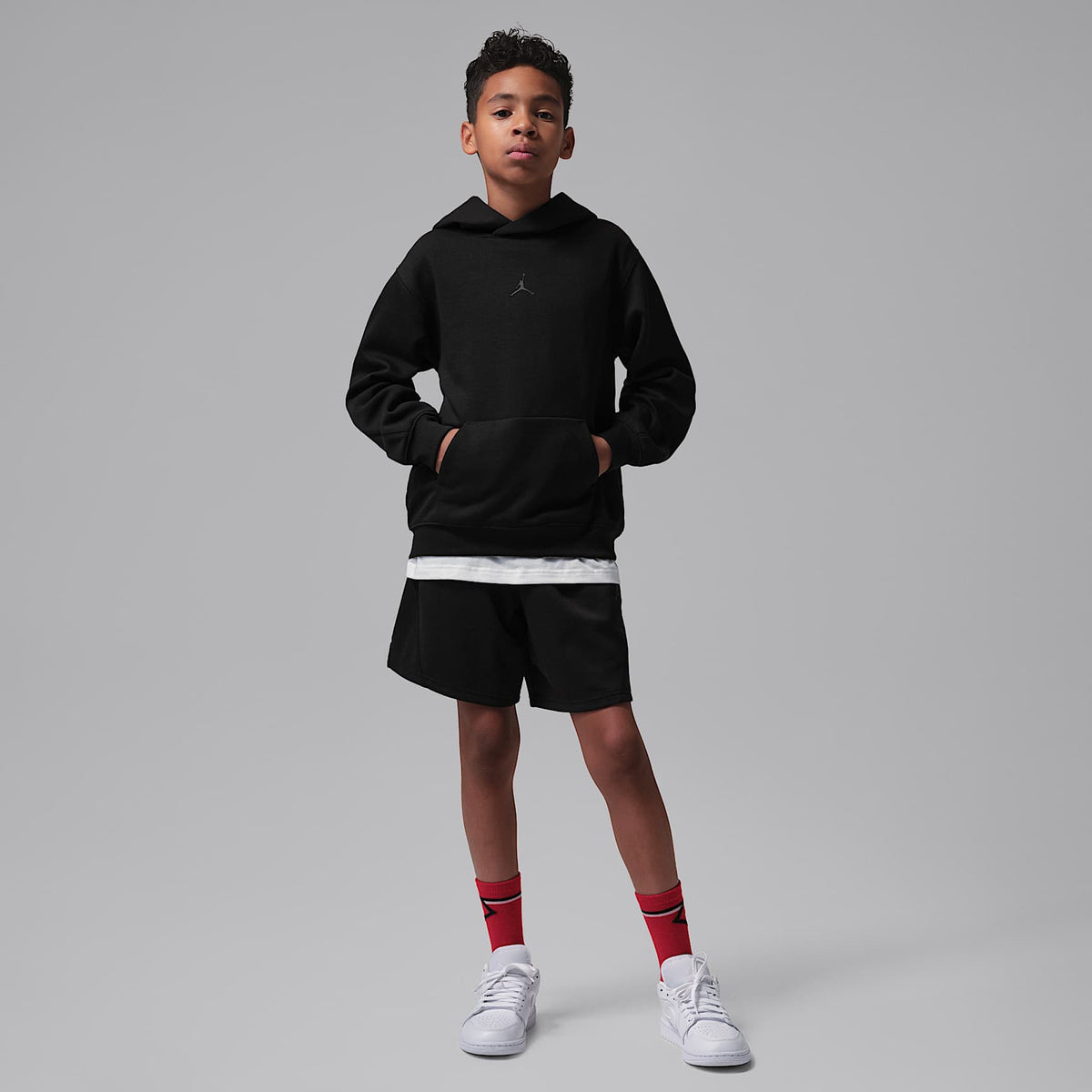 Shorts deportivos Dri-FIT Core para niños talla grande Jordan – Negro – vista 5