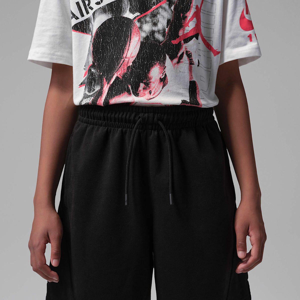 Shorts deportivos Dri-FIT Core para niños talla grande Jordan – Negro – vista 3