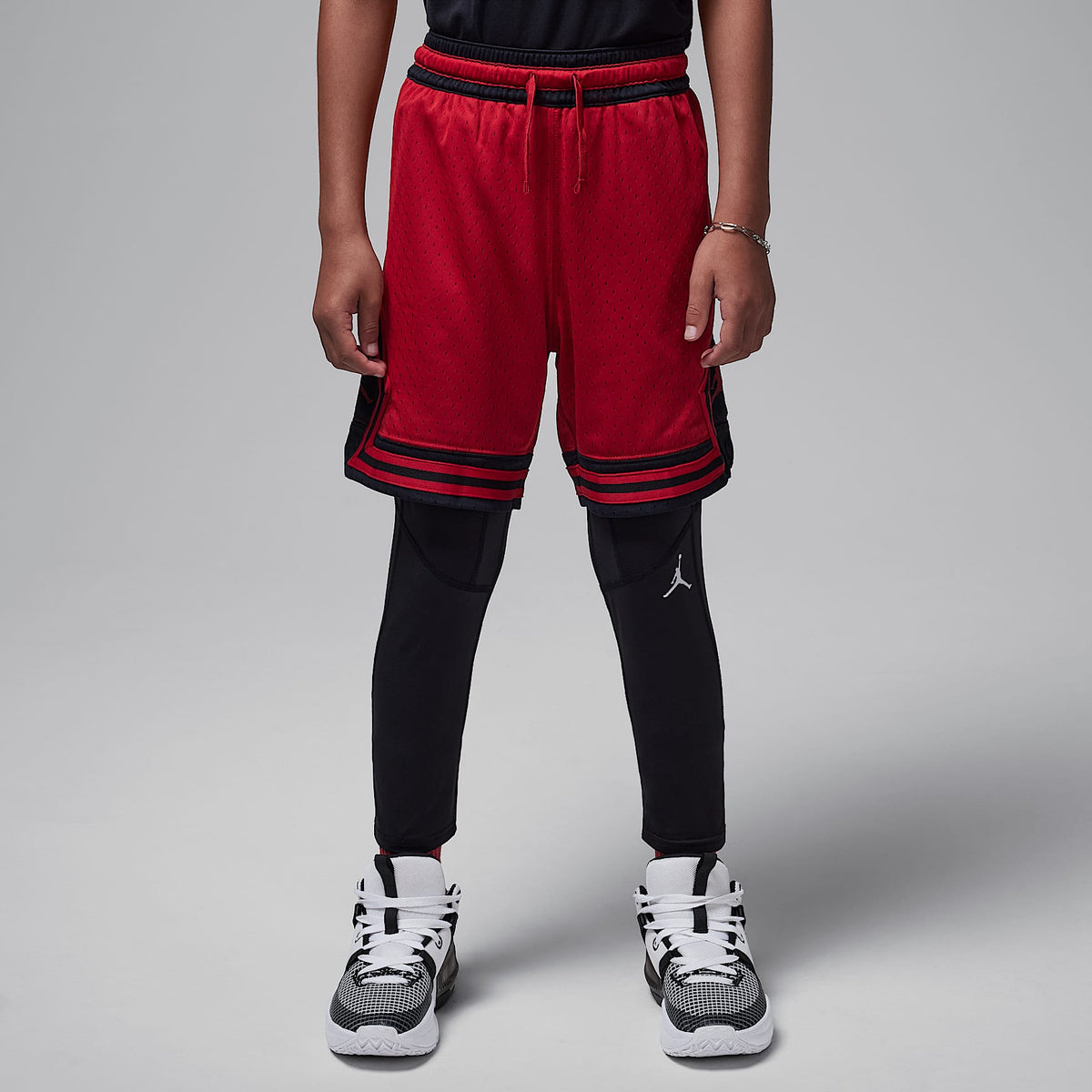 Mallas Dri-FIT de compresión para niños talla grande Jordan Sport – Negro – vista 1