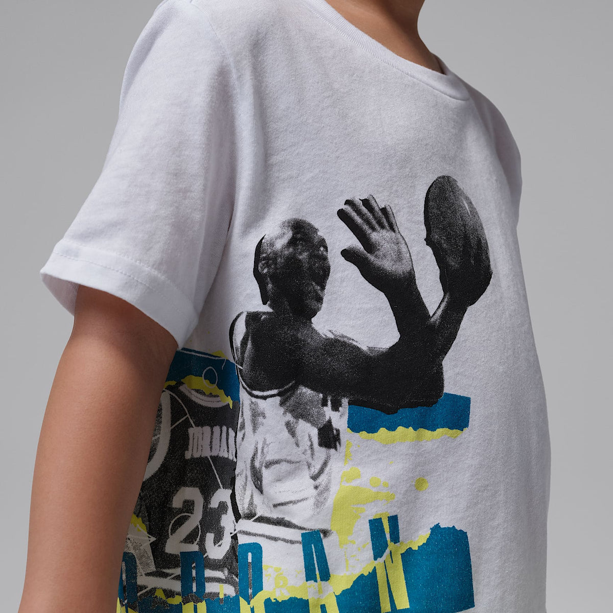 Playera Jordan infantil History Lesson – Blanco – vista 4