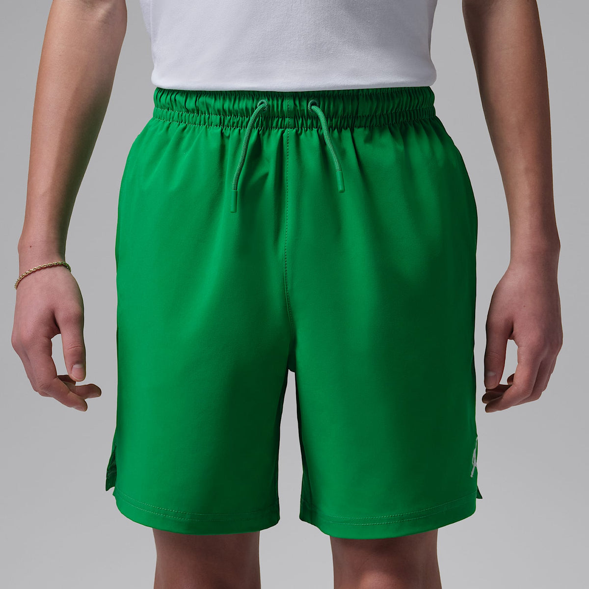 Shorts para jugar Jumpman de tejido Woven para niños talla grande Jordan – Verde suerte – vista 2