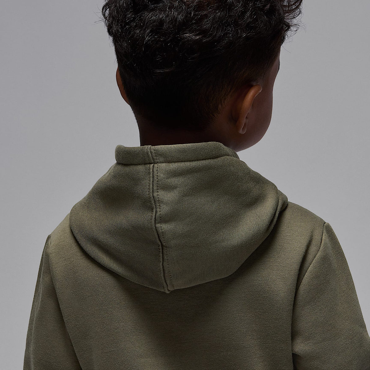 Conjunto de sudadera con gorro sin cierre con tejido Fleece de 2 piezas infantil Jordan MVP – Oliva medio – vista 6