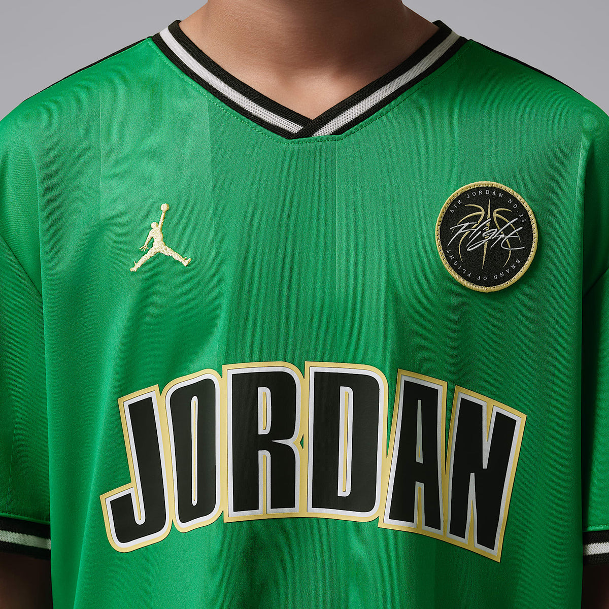 Jersey deportivo para niños talla grande Jordan – Verde suerte – vista 4