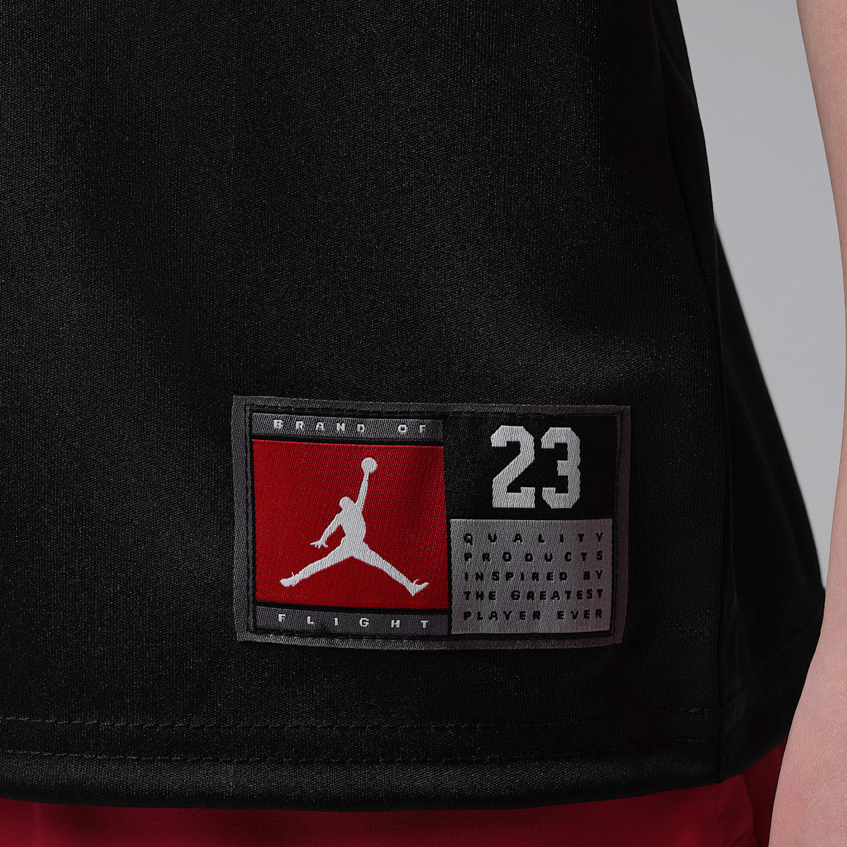 Jersey deportivo para niños talla pequeña Jordan – Negro – vista 5