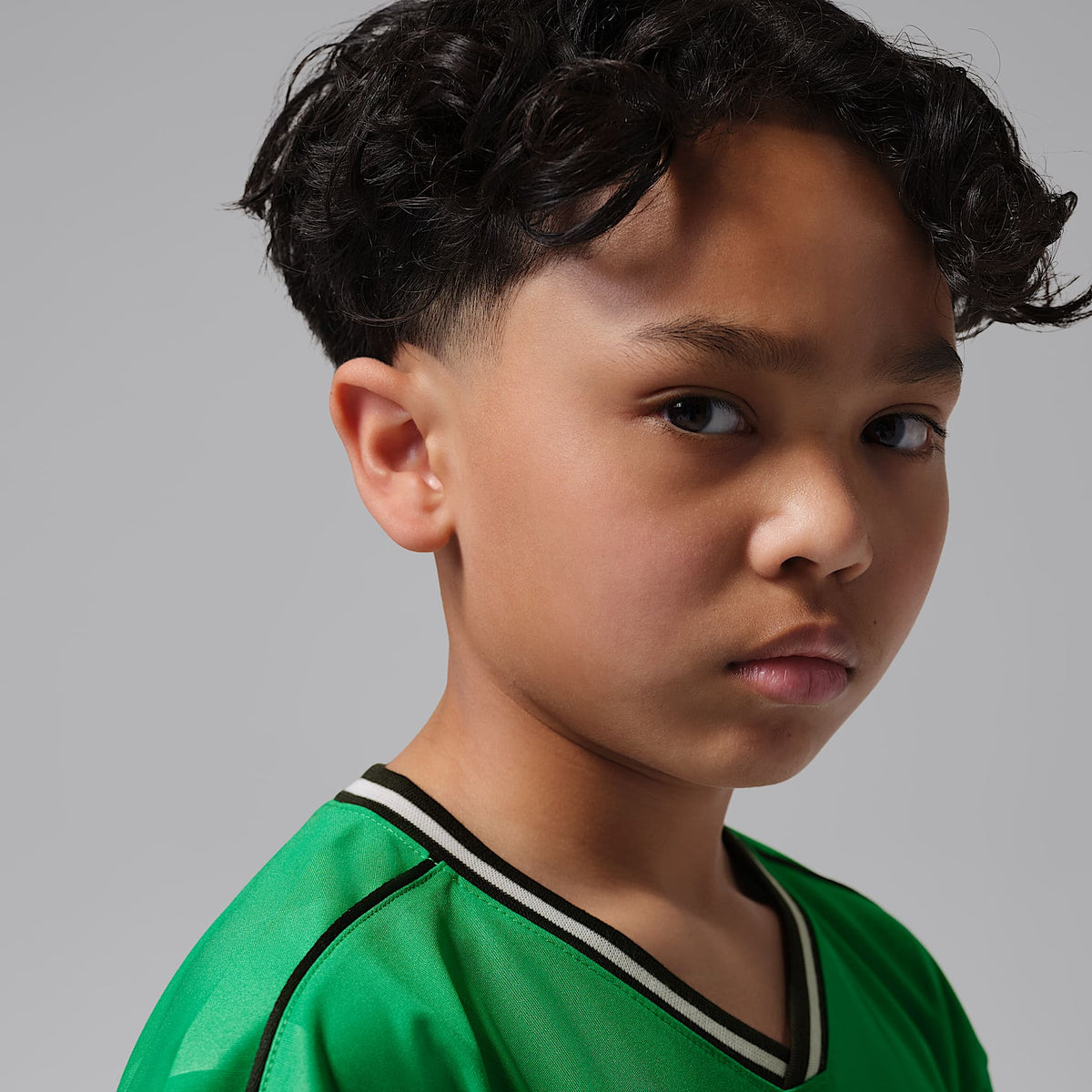 Jersey deportivo para niños talla grande Jordan – Verde suerte – vista 3