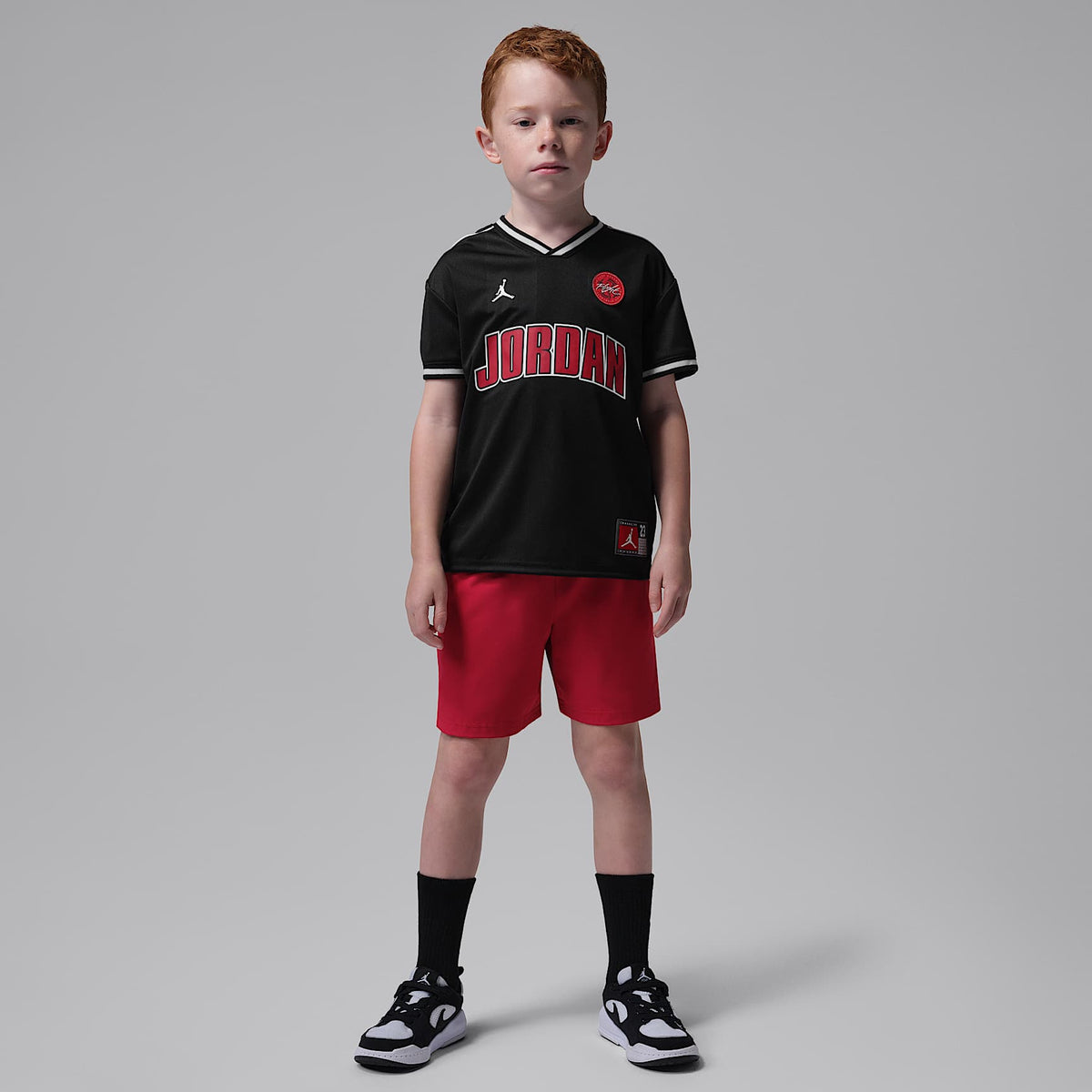 Jersey deportivo para niños talla pequeña Jordan – Negro – vista 6