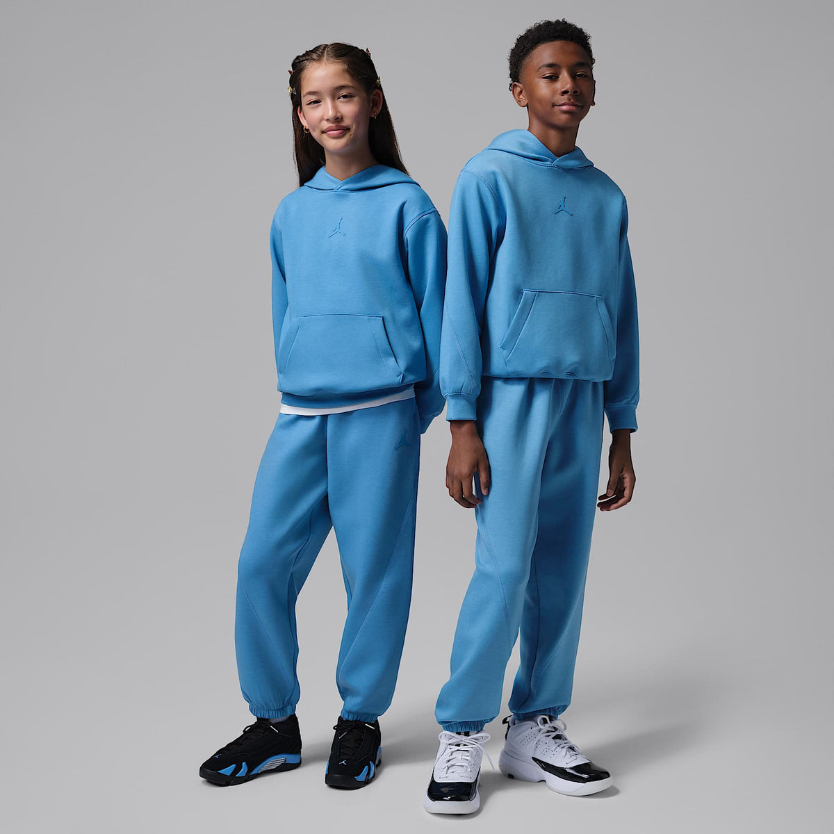 Joggers Therma-FIT para niños talla grande Jordan Sport – Azul extremo – vista 5
