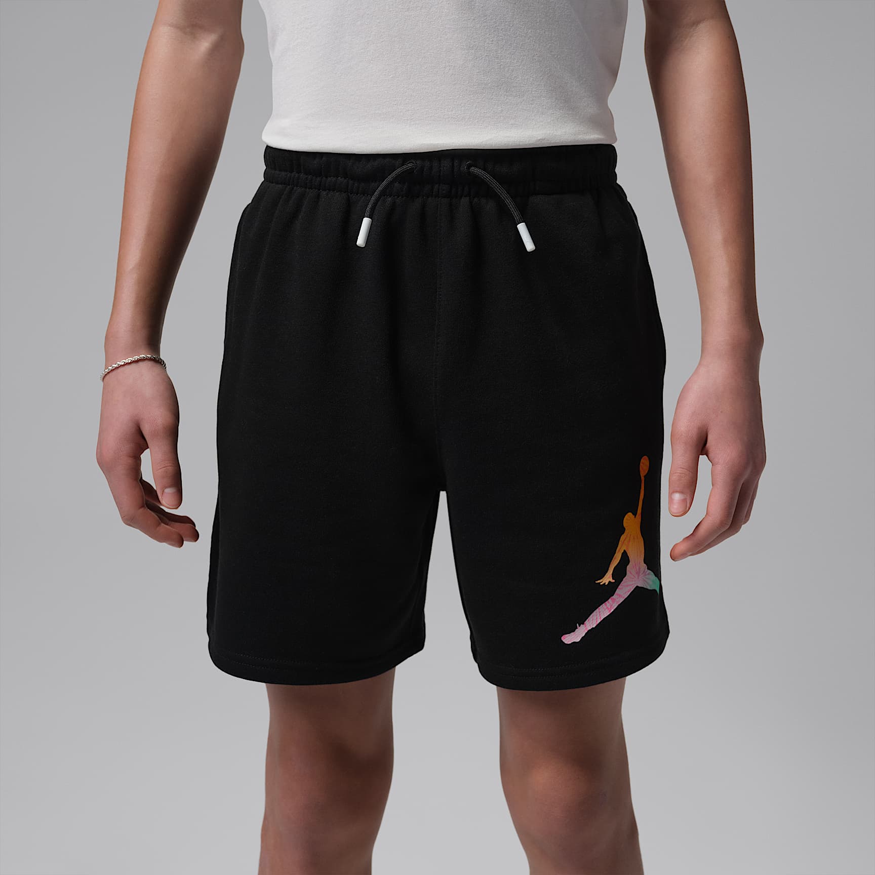 Shorts World Tour para niños talla grande Jordan – Negro – vista 2