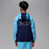 Sudadera con gorro sin cierre de tejido Fleece para niños talla grande Jordan Mountainside – Azul vacío – vista 2