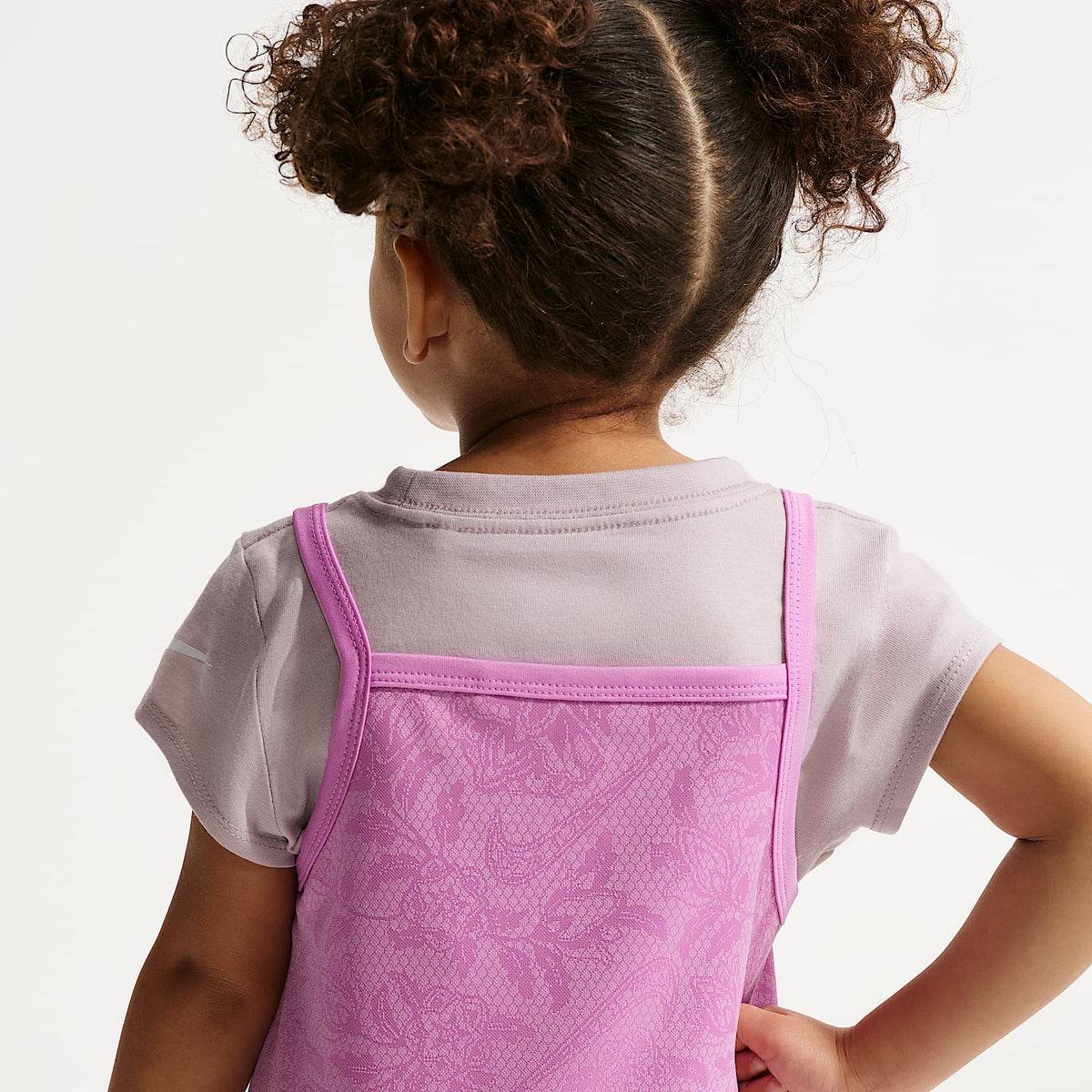 Conjunto de vestido de 2 piezas infantil Nike Move With Nature – Morado – vista 4