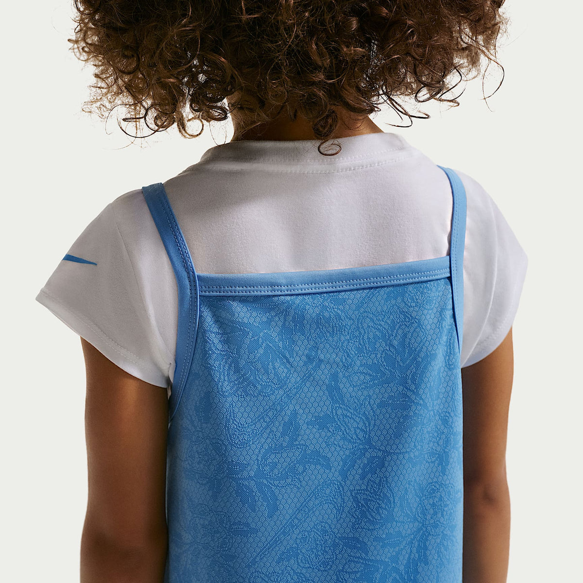 Conjunto de vestido de 2 piezas para niños talla pequeña Nike Move With Nature – Azul – vista 4