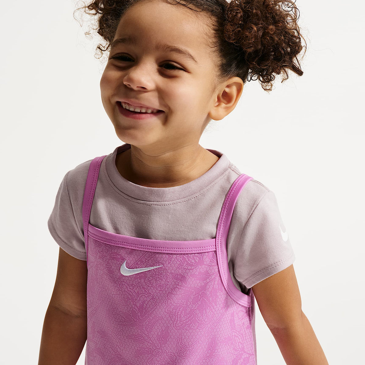 Conjunto de vestido de 2 piezas infantil Nike Move With Nature – Morado – vista 7