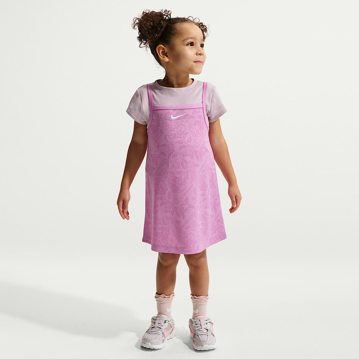 Conjunto de vestido de 2 piezas infantil Nike Move With Nature – Morado – vista 1