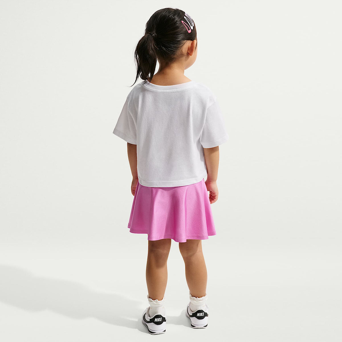 Conjunto de 2 piezas con falda infantil Nike Move With Nature – Morado – vista 7