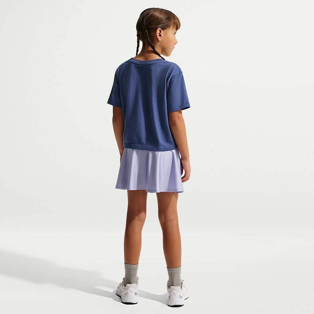 Conjunto de 2 piezas con vestido para niños talla pequeña Nike Move With Nature – Gris – vista 7