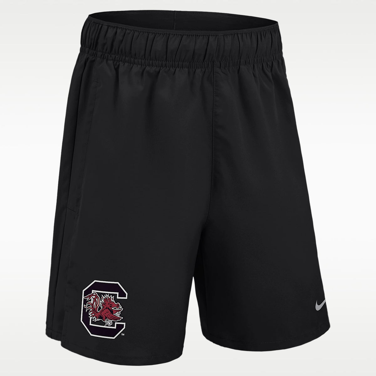 Shorts Dri-FIT para niños talla grande Nike College Challenger (South Carolina Gamecocks) – Negro – vista 1