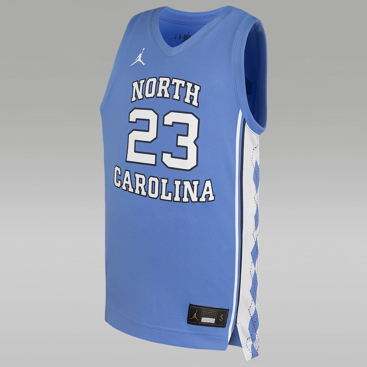 Jersey de básquetbol Jordan Replica para niños talla grande North Carolina Tar Heels – Azul valor – vista 1