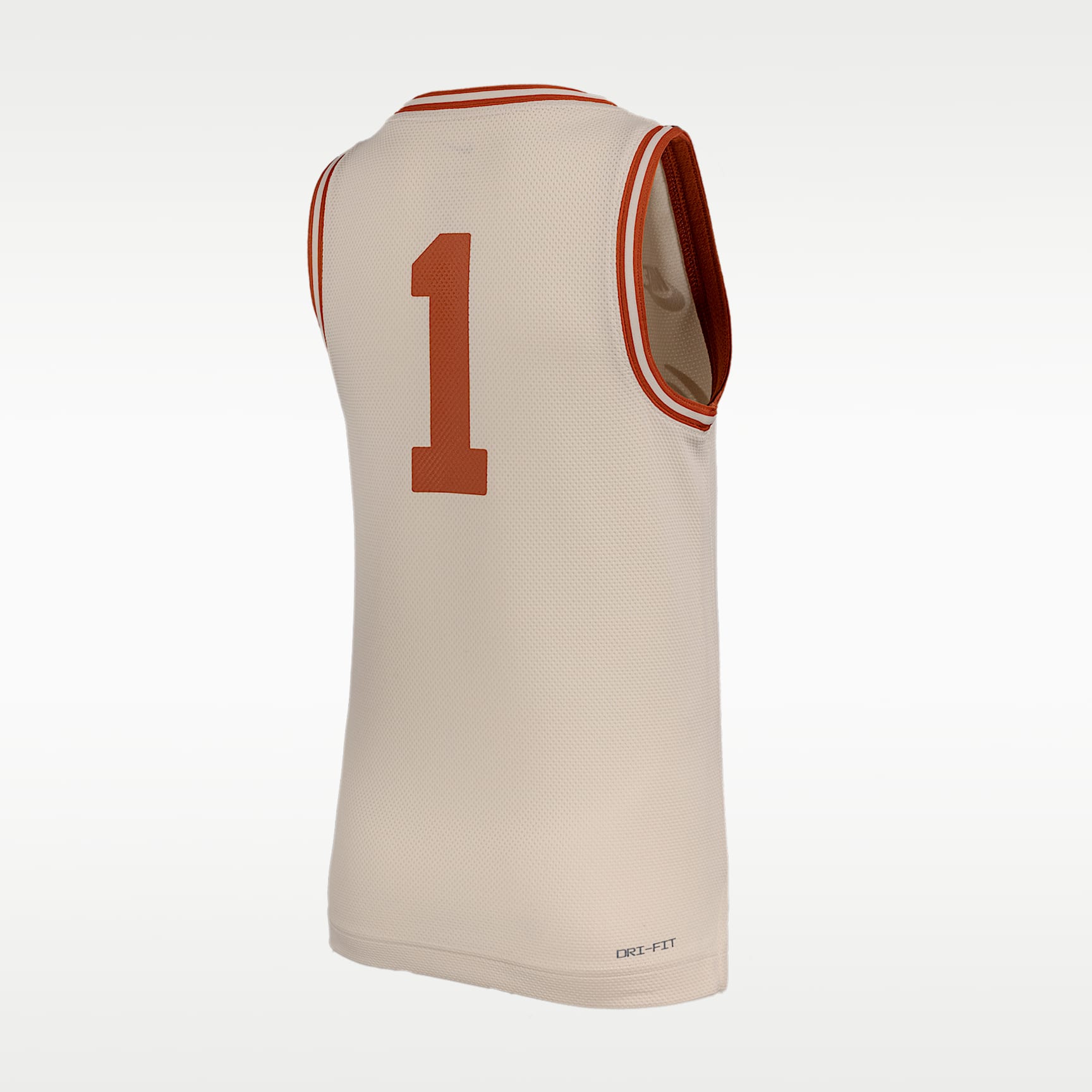Jersey de básquetbol Nike Replica para niños talla grande Texas Longhorns – Naranja desierto – vista 2