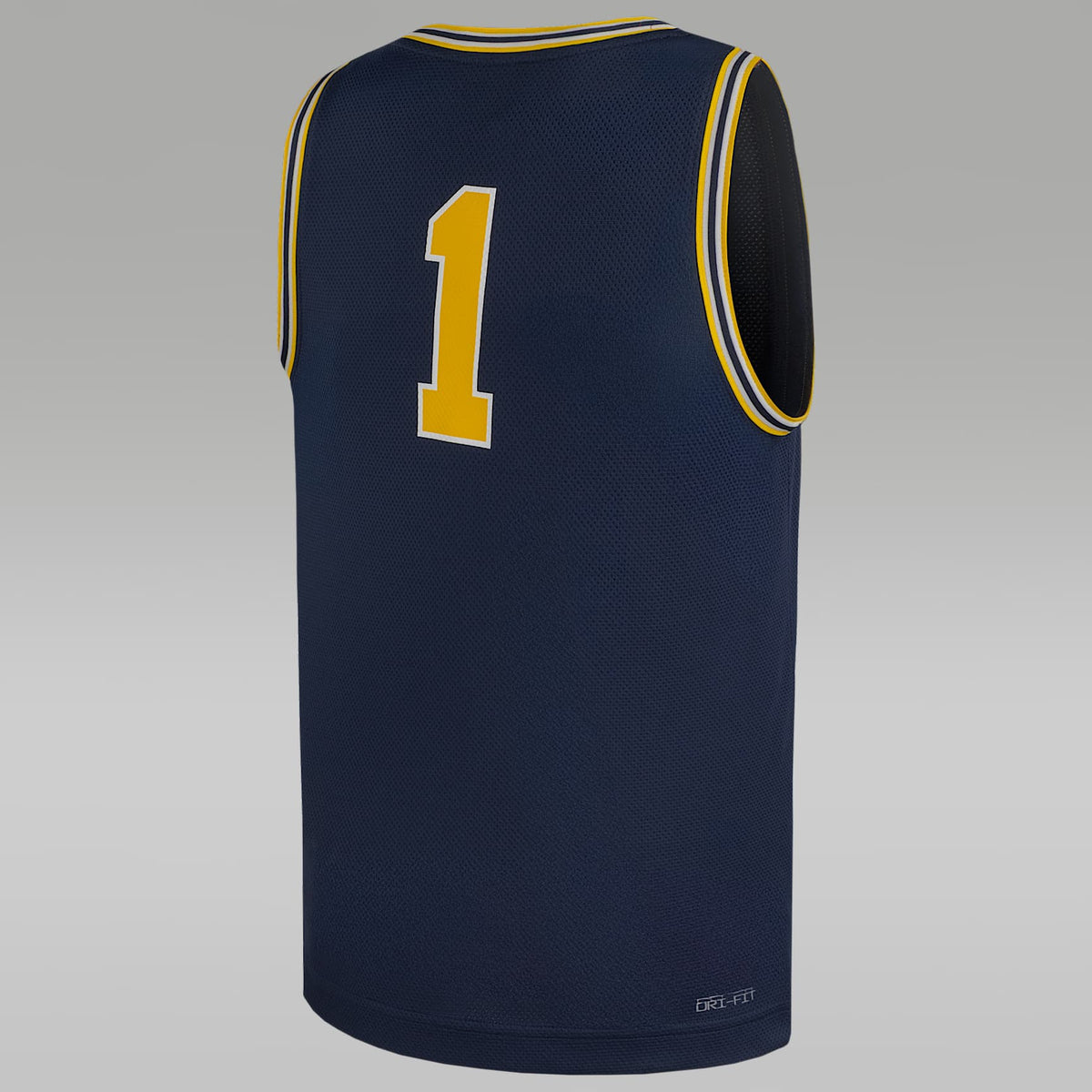 Jersey de básquetbol Nike Replica para niños talla grande Michigan Wolverines – Azul marino universitario – vista 2