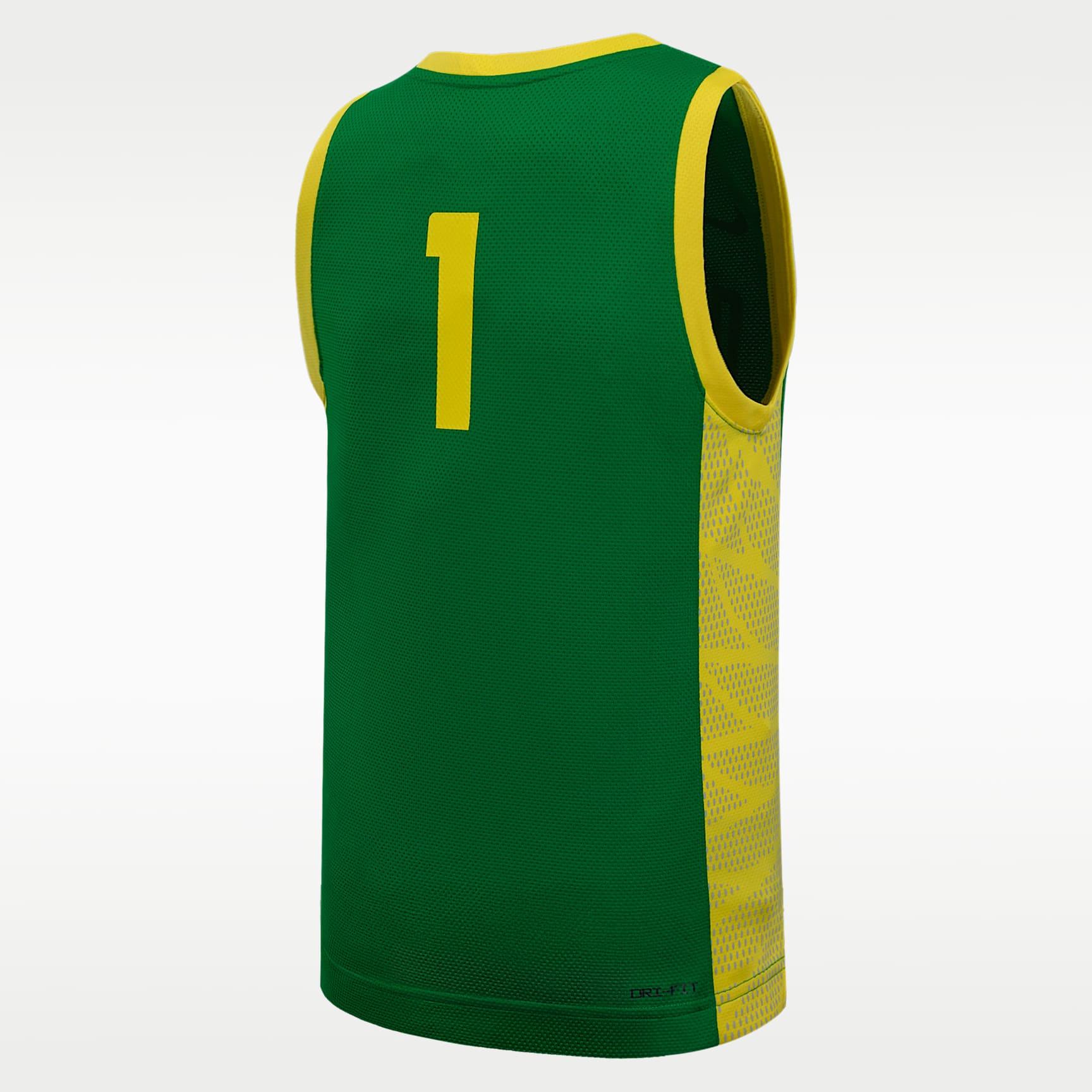 Jersey de básquetbol Nike Replica para niños talla grande Oregon Ducks – Verde manzana – vista 2