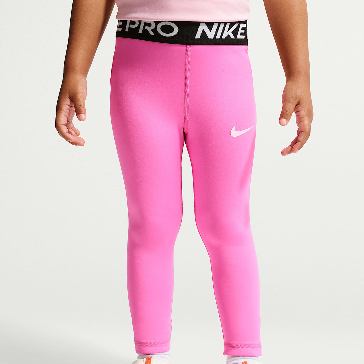 Leggings Dri-FIT infantiles Nike Pro – Rosa alegre – vista 2