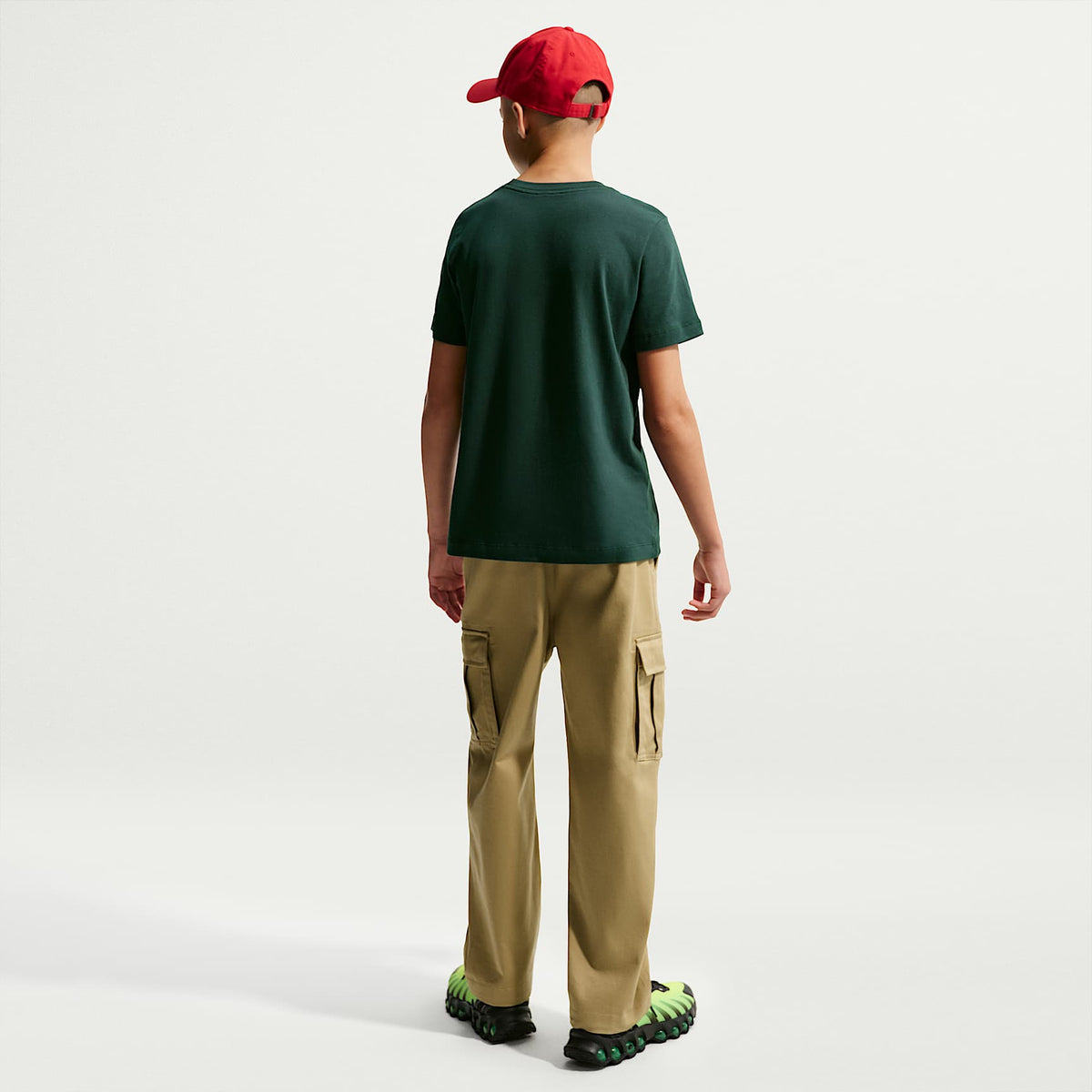 Playera de fútbol Nike para niños talla grande Nigeria – Verde pro – vista 5